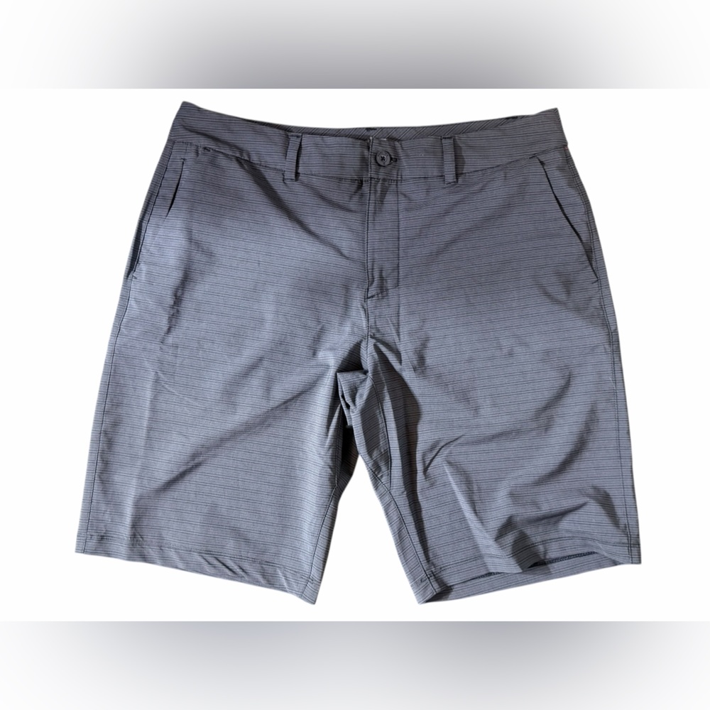 Hang Ten Men's Gray Flat Front Shorts 36